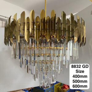empire chandelier led+e 27 crystal