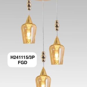 murano glass gold single